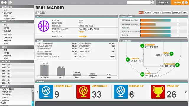World Basketball Manager2 - Obrázky