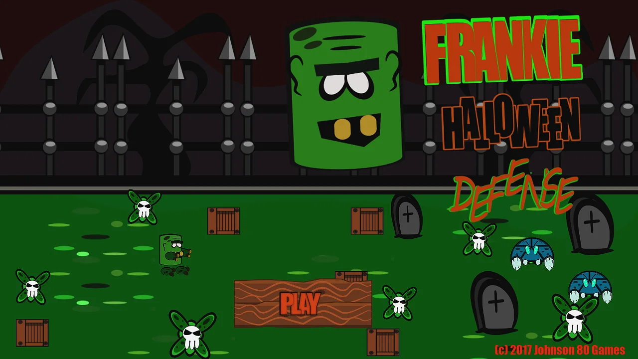 العب Frankie Halloween Defense