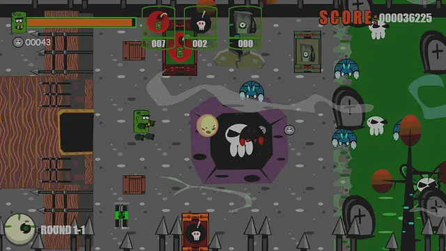 Frankie Halloween Defense - หน้าจอ