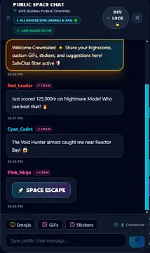 Crewmate Rush Space Escape Run - หน้าจอ