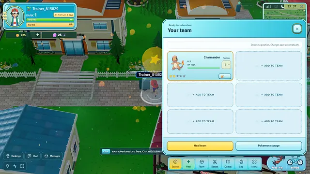 Pokemon World - Screenshots