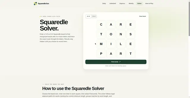 Squaredle - Kuvien