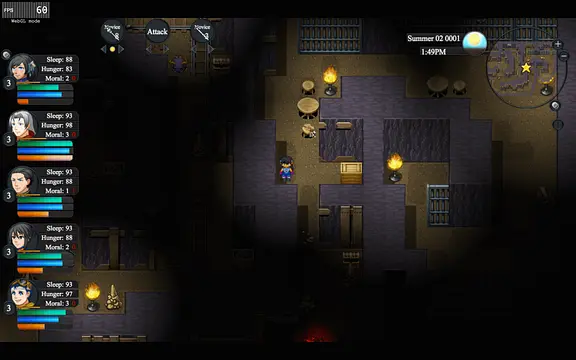 Killer Gin - หน้าจอ