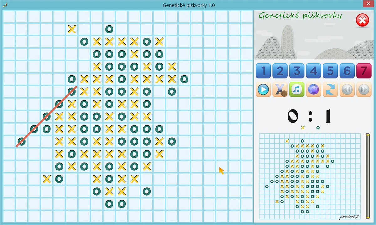 Play Genetic Tic-Tac-Toe