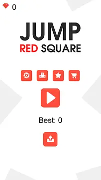 Jump Red Square - Imej