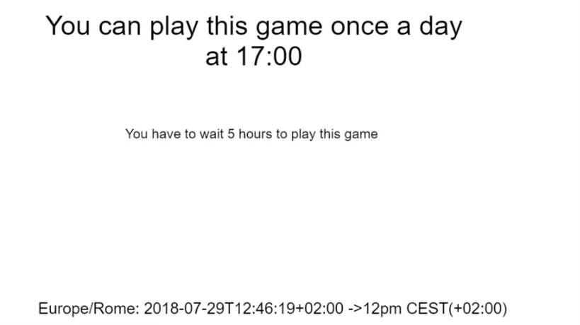 Hrát Check Time Zone using C2