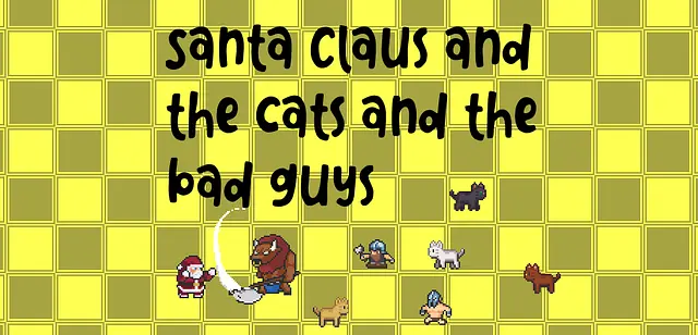 玩 Santa, cats, bad guys