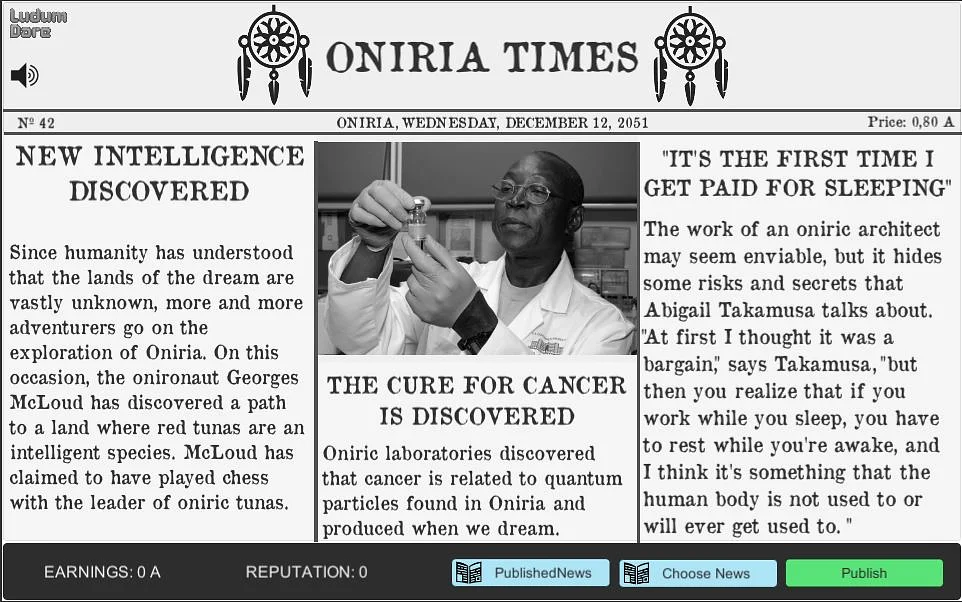Παίξε Oniria Times