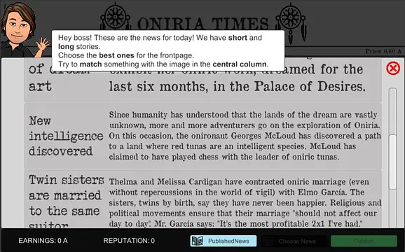 Oniria Times - Obrázky