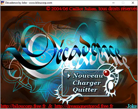 Décadence - الشاشات