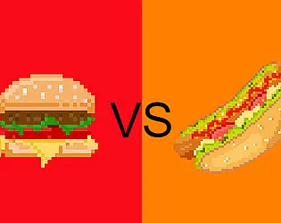 Joue à Hamburgers VS Hot Dogs