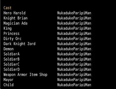 Fully Voiced Crap RPG - Kuvien