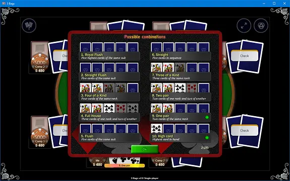 Poker 3 Bags - Gambar