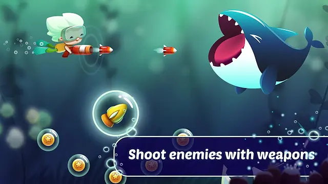 Tiny Diver - Zrzuty ekranu