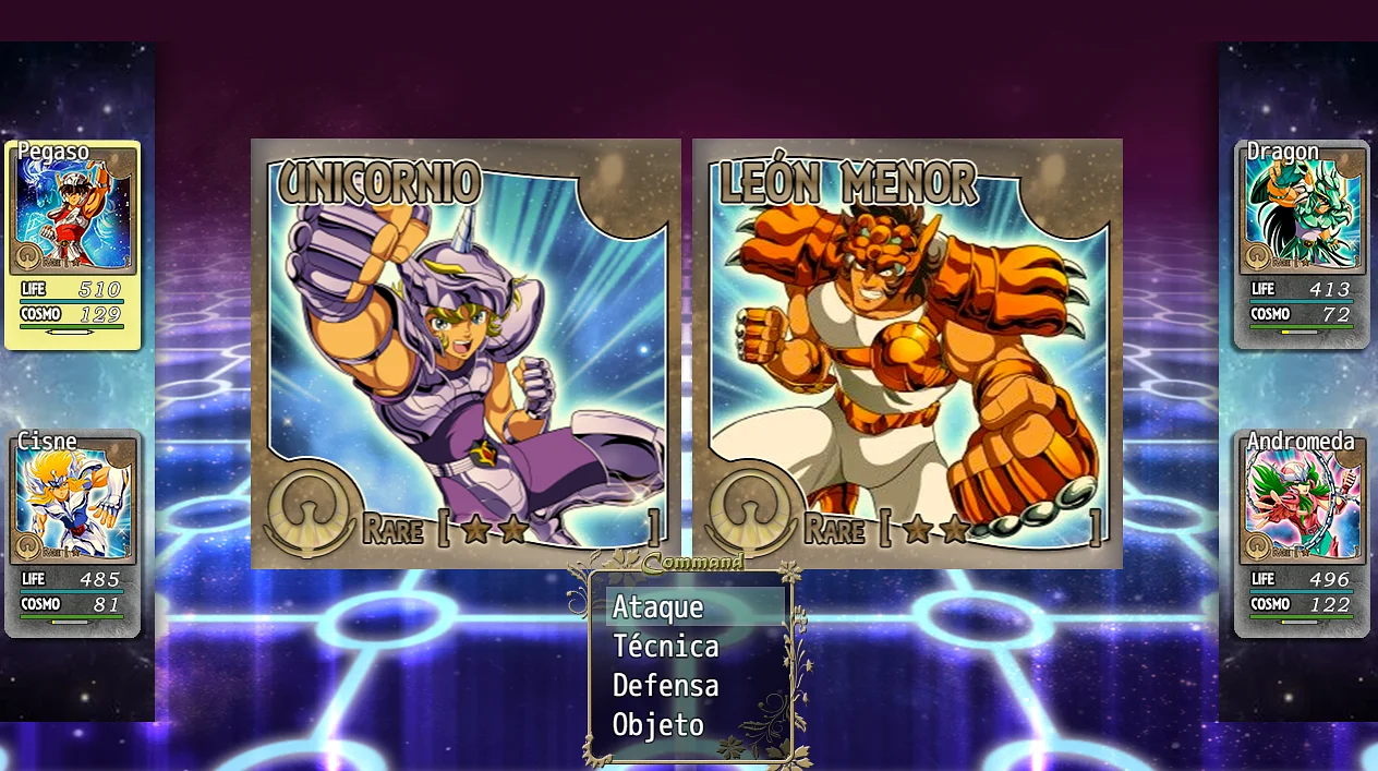 Speel Saint Seiya Cromo Wars