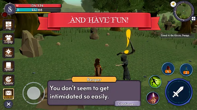 Revenot - หน้าจอ