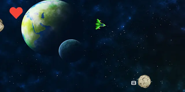 Asteroid Crush - Zrzuty ekranu