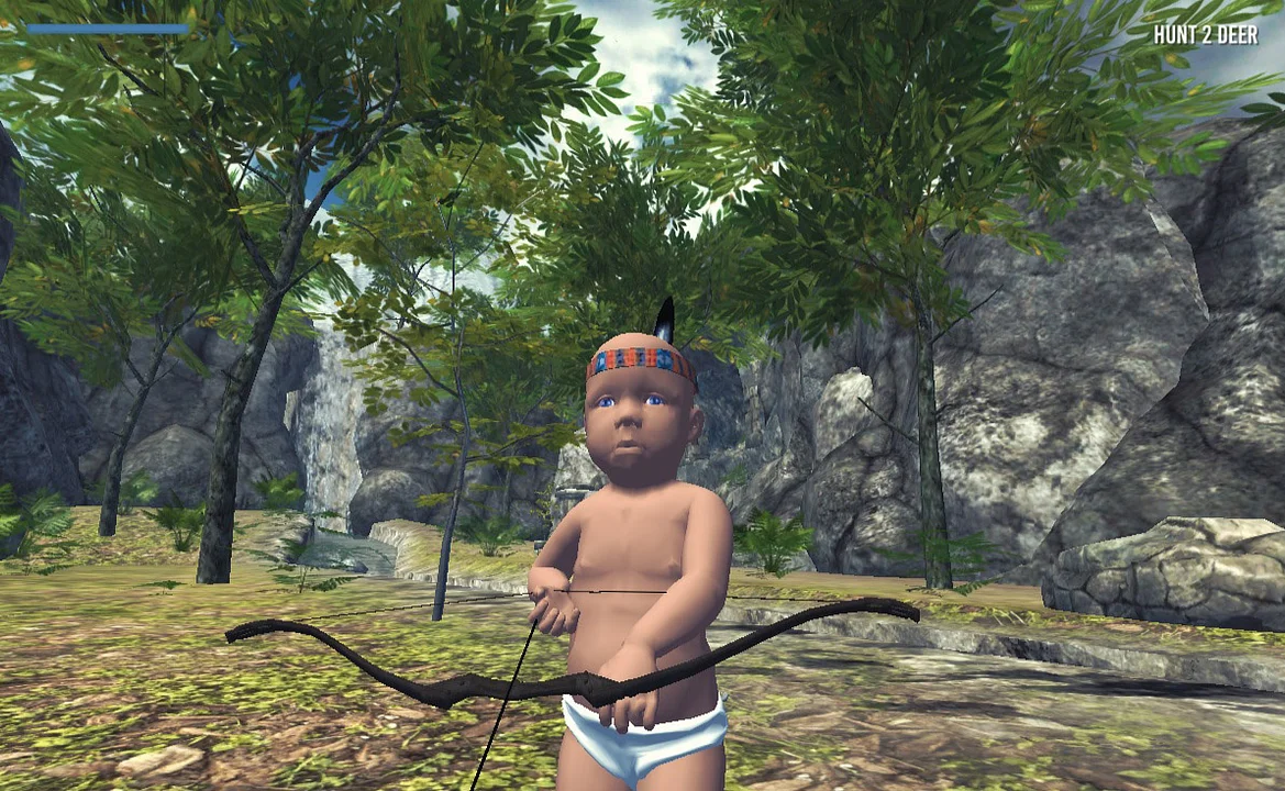 Gioca a Wounded Summer: Baby web