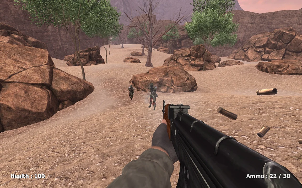 Грати в Soldier of Sahara FPS web