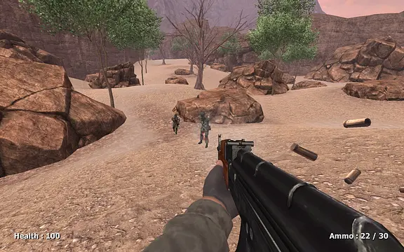 Грати в Soldier of Sahara FPS web