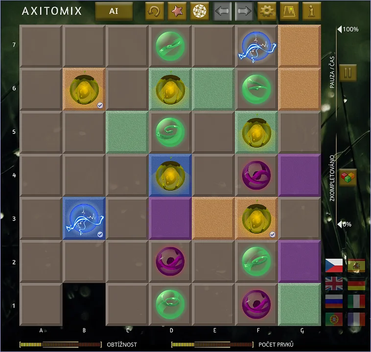 Играть в Axitomix