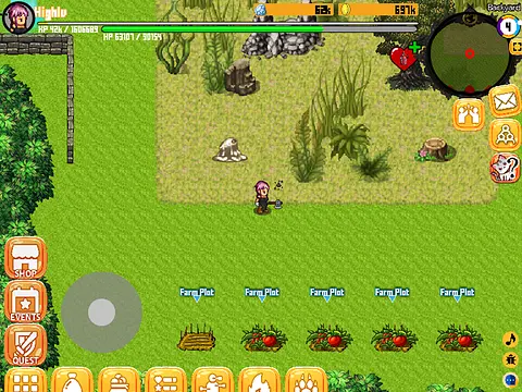 Peacely Online - หน้าจอ