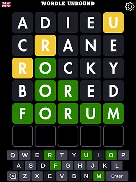 Wordle Unbound - Zrzuty ekranu