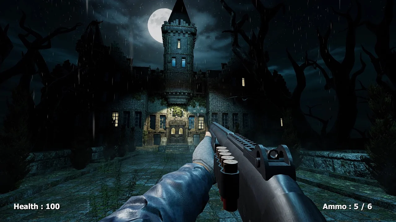 Spela malevolent mansion: web