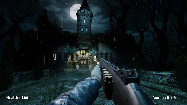 Spela malevolent mansion: web