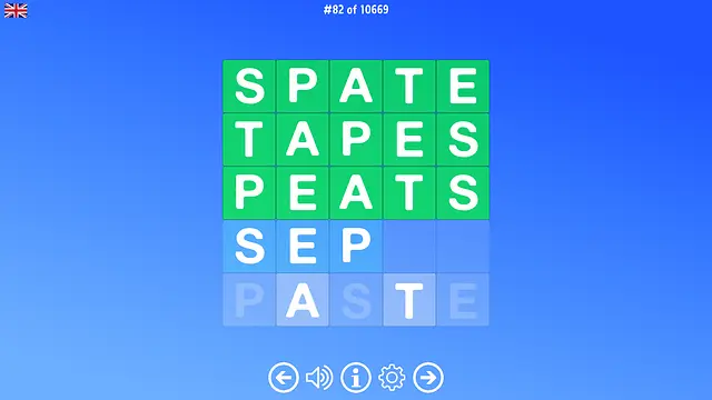 Anagram Challenge - หน้าจอ