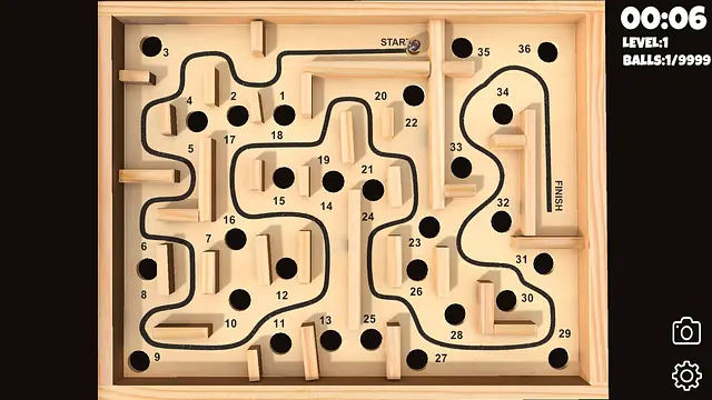 Marble Maze Challenge - الشاشات