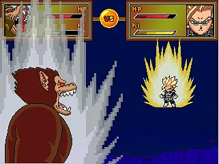 DB -US -Oozaru Fight - Skärmdumpar