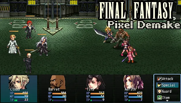 Final Fantasy  Pixel  - Kuvien