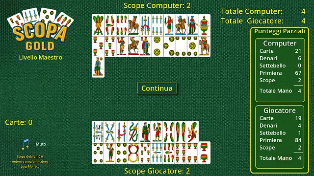 ScopaGold - Скріншоти