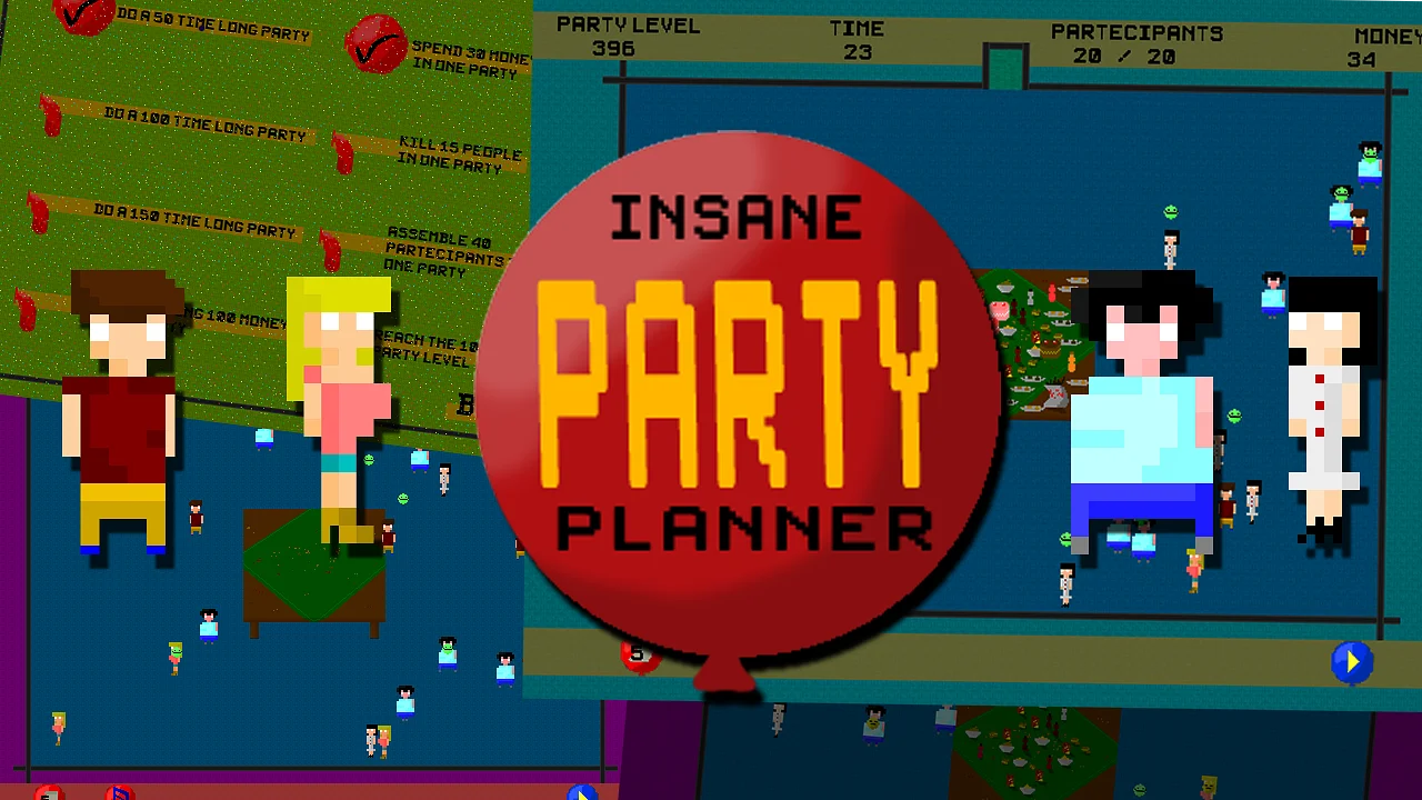 العب Insane Party Planner