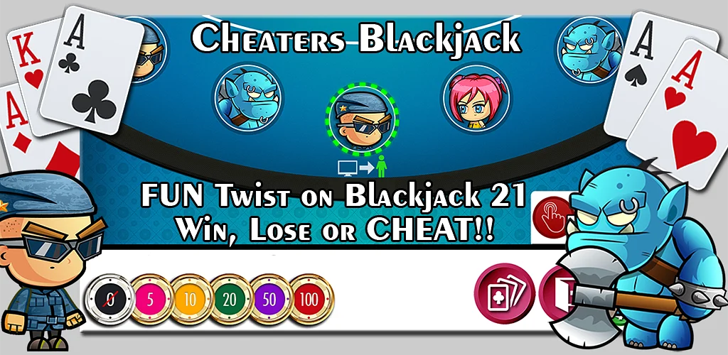 Speel Cheaters Blackjack 21