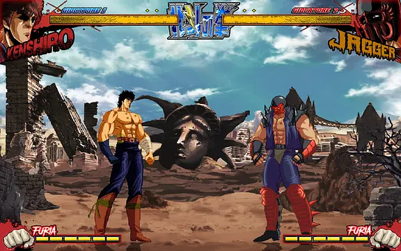 Hokuto no Ken Mikehaggar - หน้าจอ