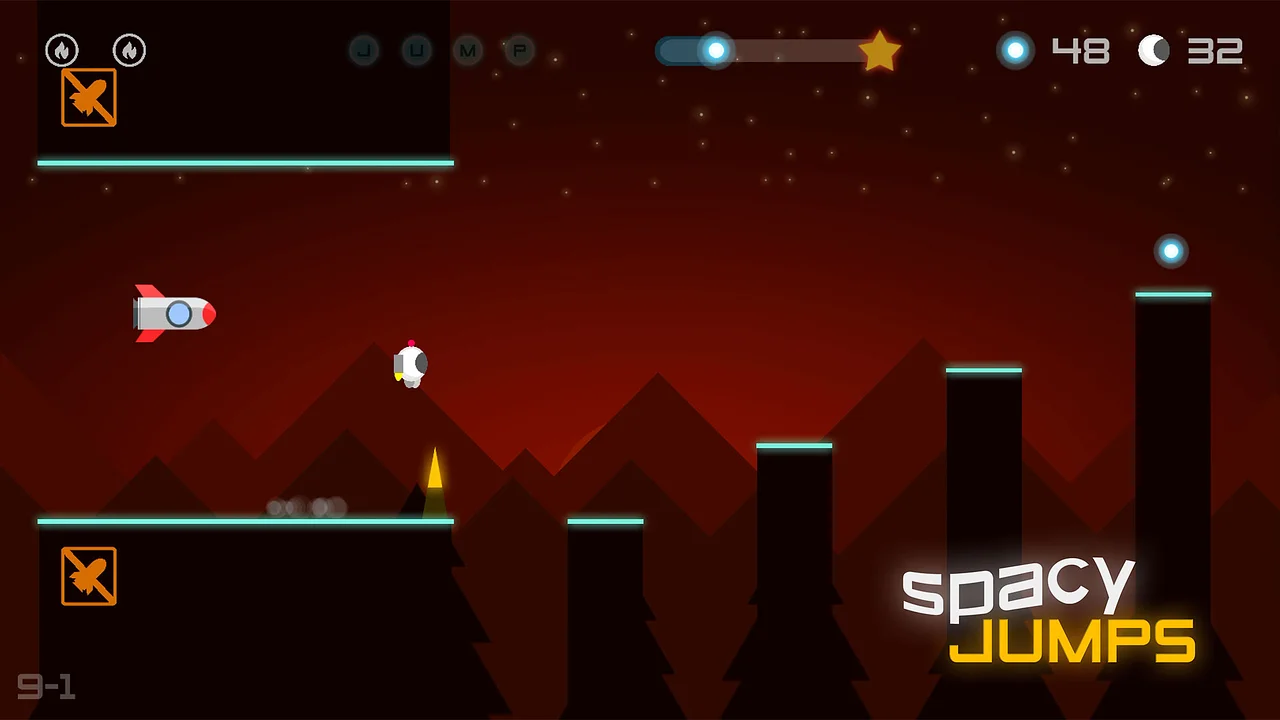 Spacy Jumpsをプレイする