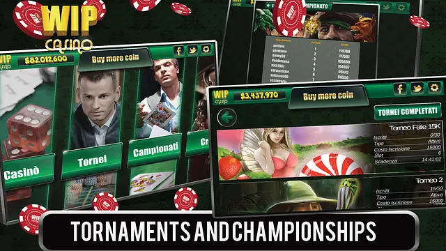 Wip Casino - Skärmdumpar