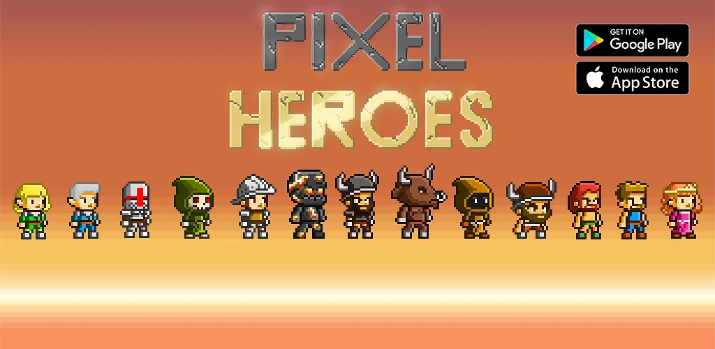 玩 Pixel Heroes