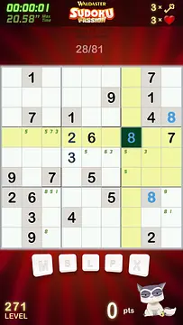 Sudoku Passion - หน้าจอ