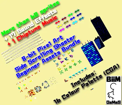Joue à 8bit Shooter Asset Bundle